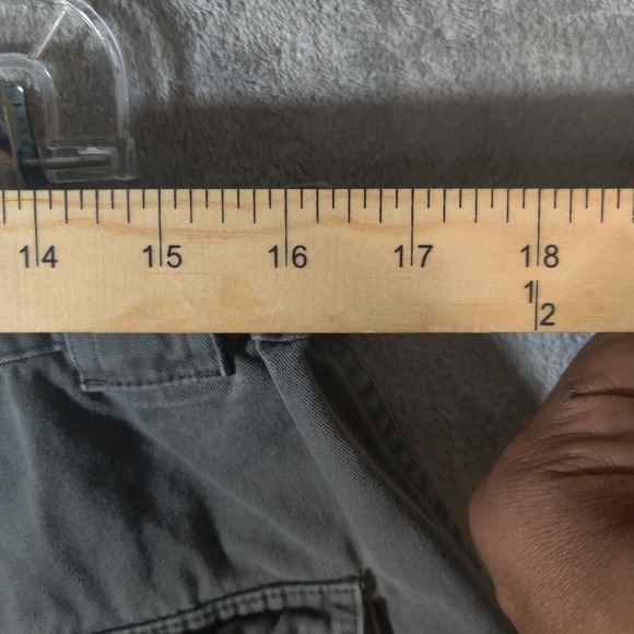 Gap Khaki Shorts Men 33 Brown Cotton Cargo Flat Front Outdoor Casual Comfort‎ - Picture 9 of 10